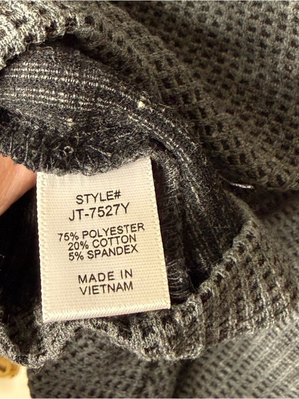 Zenana Waffle Knit V-Neck Top Charcoal Gray Short Sleeve Casual Boutique S-L NIP - Picture 7 of 7